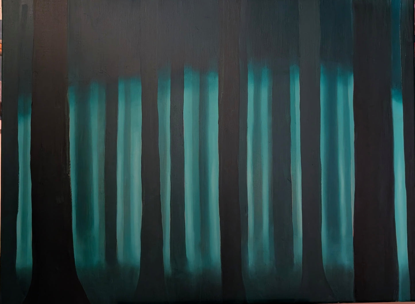 Emerald Echos Original Oil painting