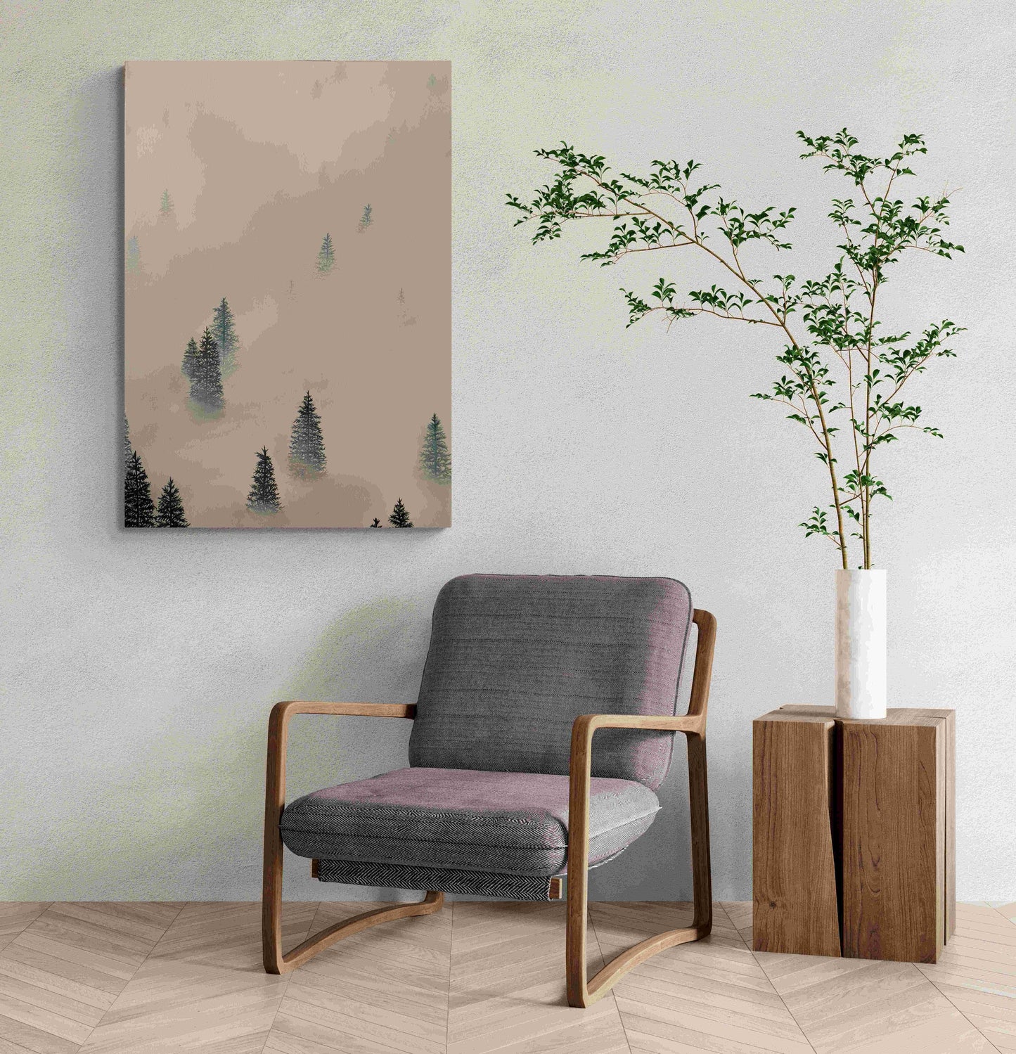 Through the Mist Original oil painting