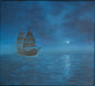 Bound by Moonlight Original Oil Painting 20x20cm